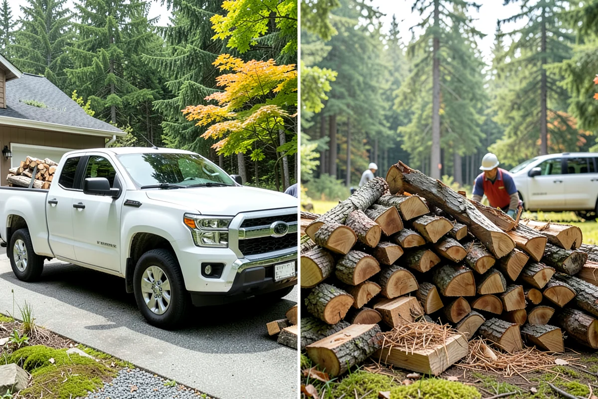 Moisture-Tested Firewood in Kenmore, King County, WA - Cured wood is pulled for testing
