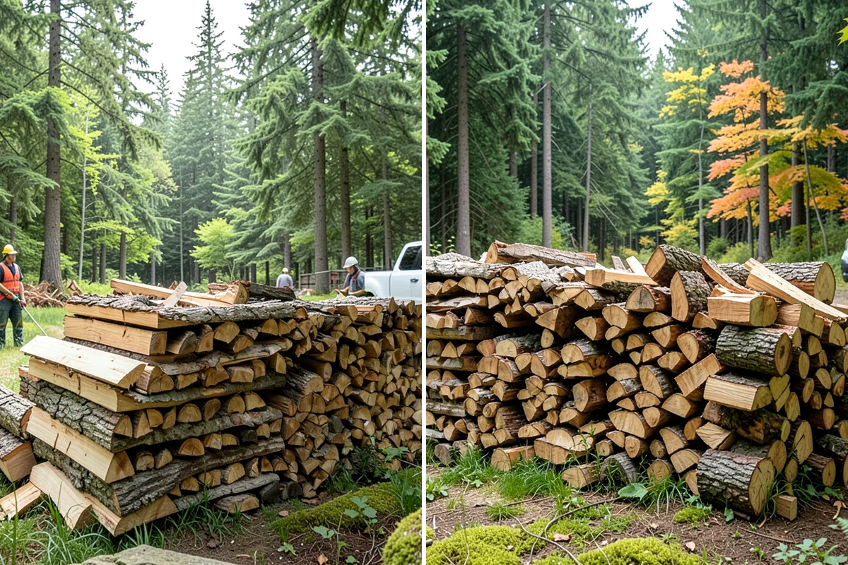 Moisture-Tested Firewood in Lakewood, Pierce County, WA - Cured wood is pulled for testing
