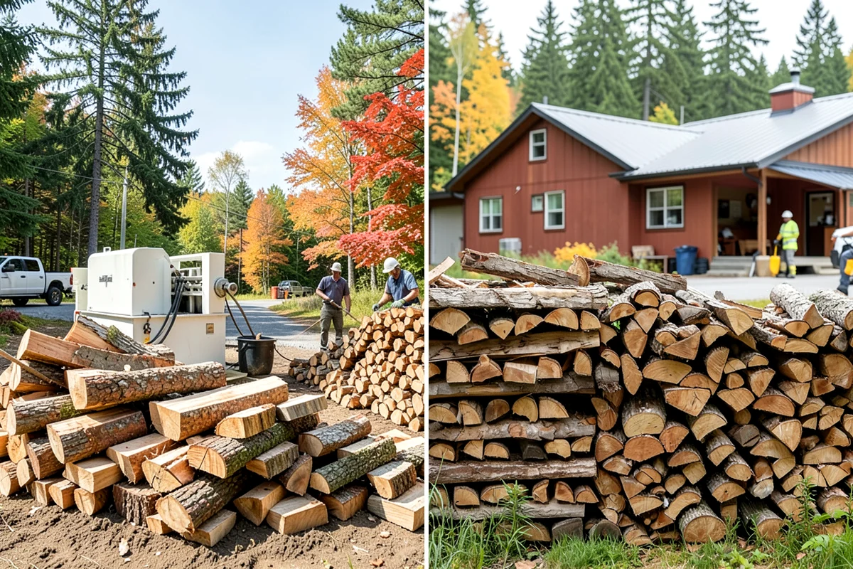 Moisture-Tested Firewood in Lyman, Skagit County, WA - Cured wood is pulled for testing