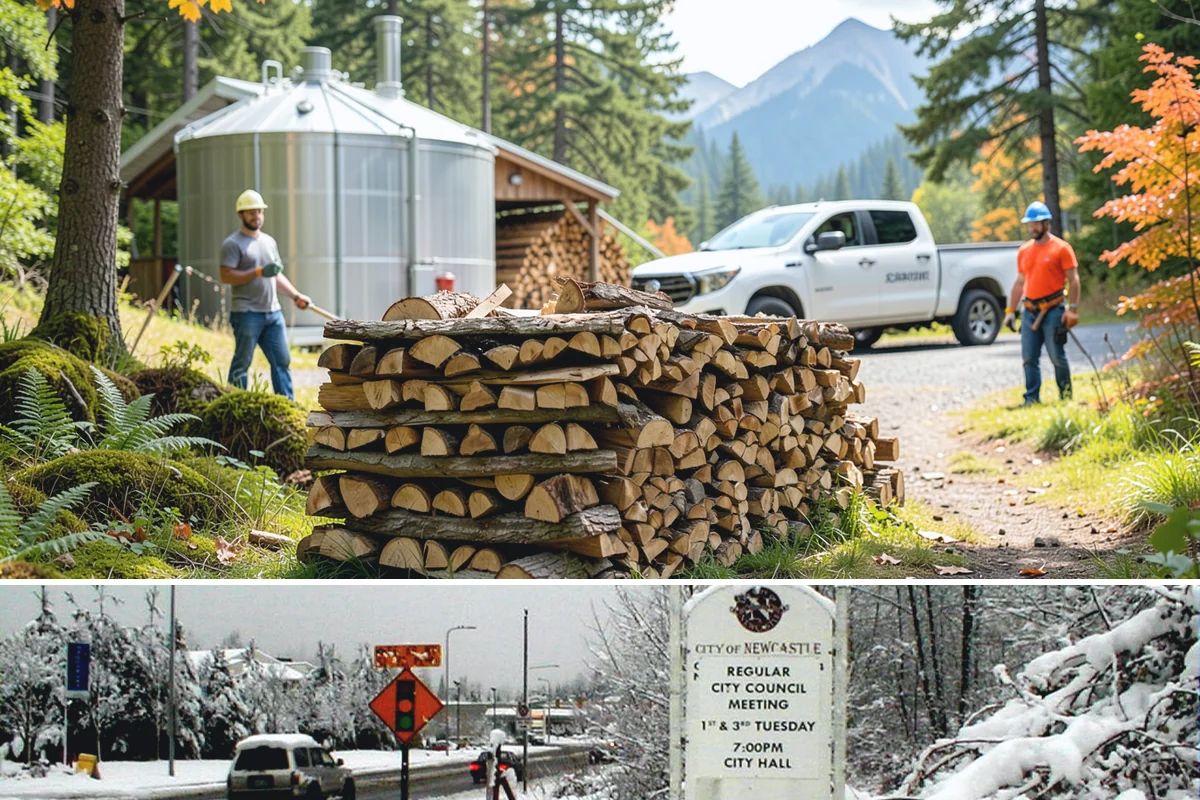 Moisture-Tested Firewood in Newcastle, King County, WA - Valuable any season, and especially reassuring during the damp fall and winter months.