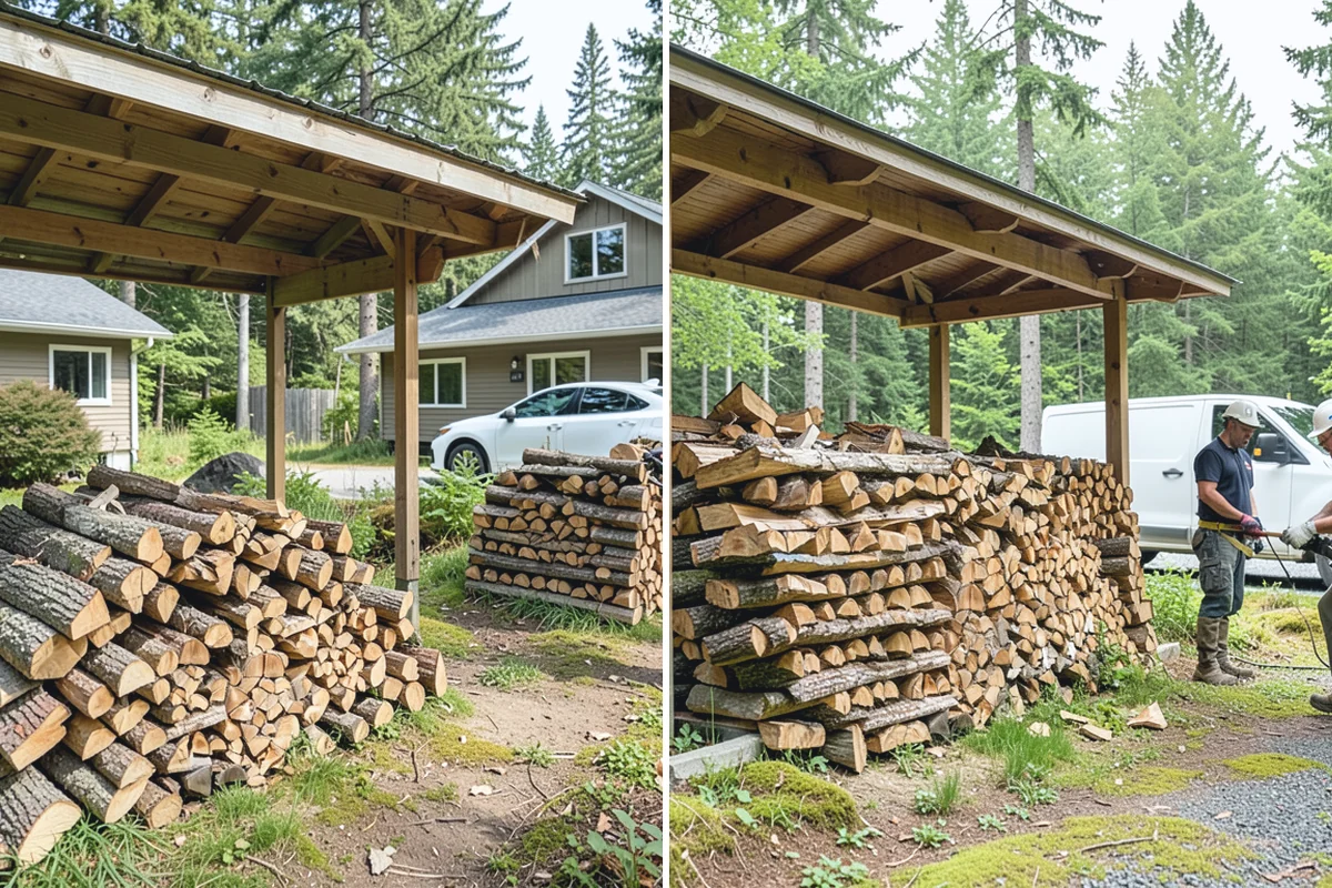 Moisture-Tested Firewood in Redmond, King County, WA - Cured wood is pulled for testing