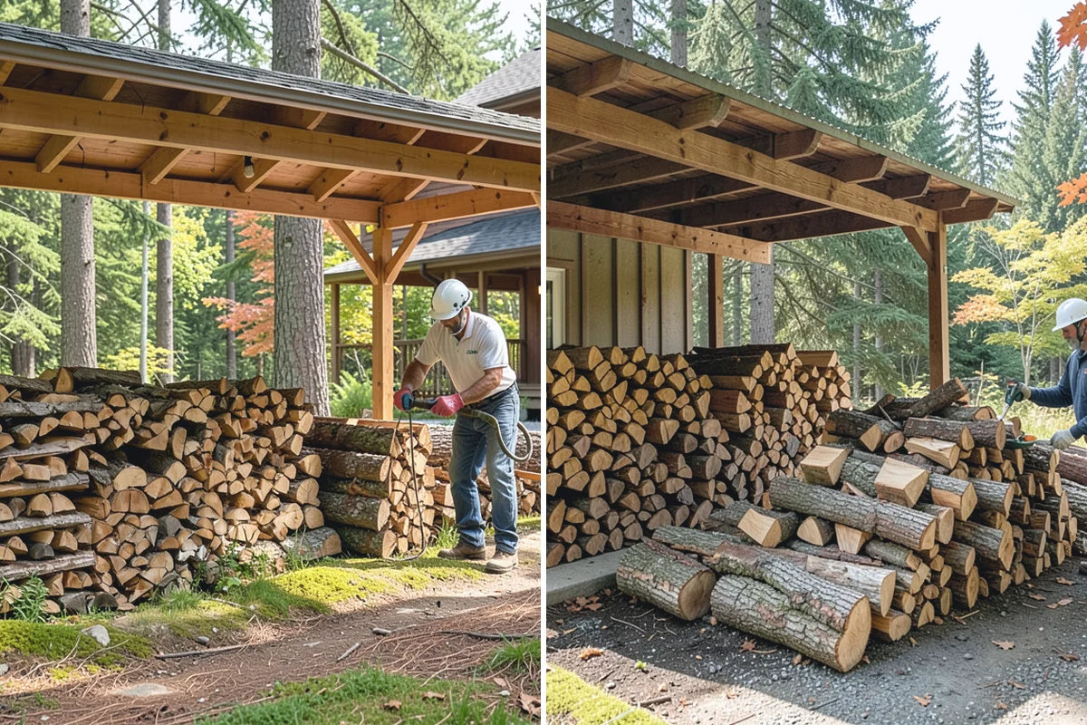 Moisture-Tested Firewood in Renton, King County, WA - Cured wood is pulled for testing