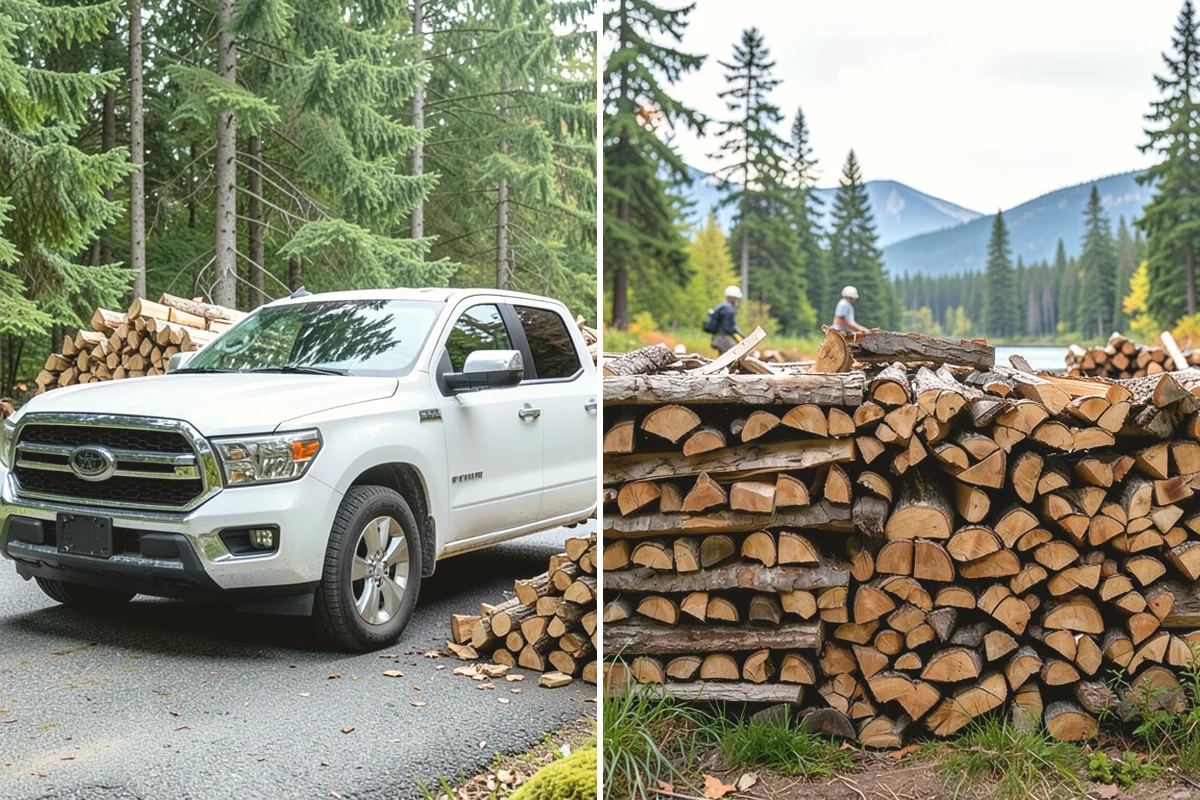Moisture-Tested Firewood in Ruston, Pierce County, WA - Cured wood is pulled for testing
