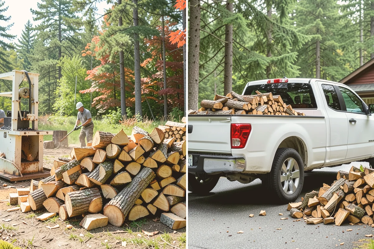 Moisture-Tested Firewood in Sammamish, King County, WA - Cured wood is pulled for testing