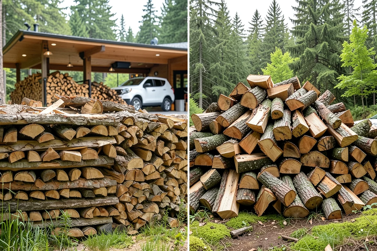 Moisture-Tested Firewood in SeaTac, WA - Cured wood is pulled for testing