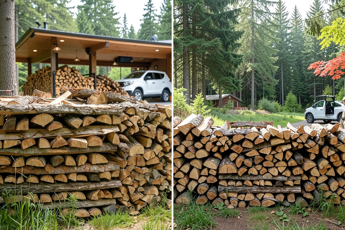 Moisture-Tested Firewood in Seattle, King County, WA - Cured wood is pulled for testing