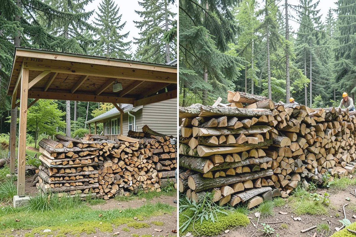 Moisture-Tested Firewood in South Prairie, Pierce County, WA - Cured wood is pulled for testing