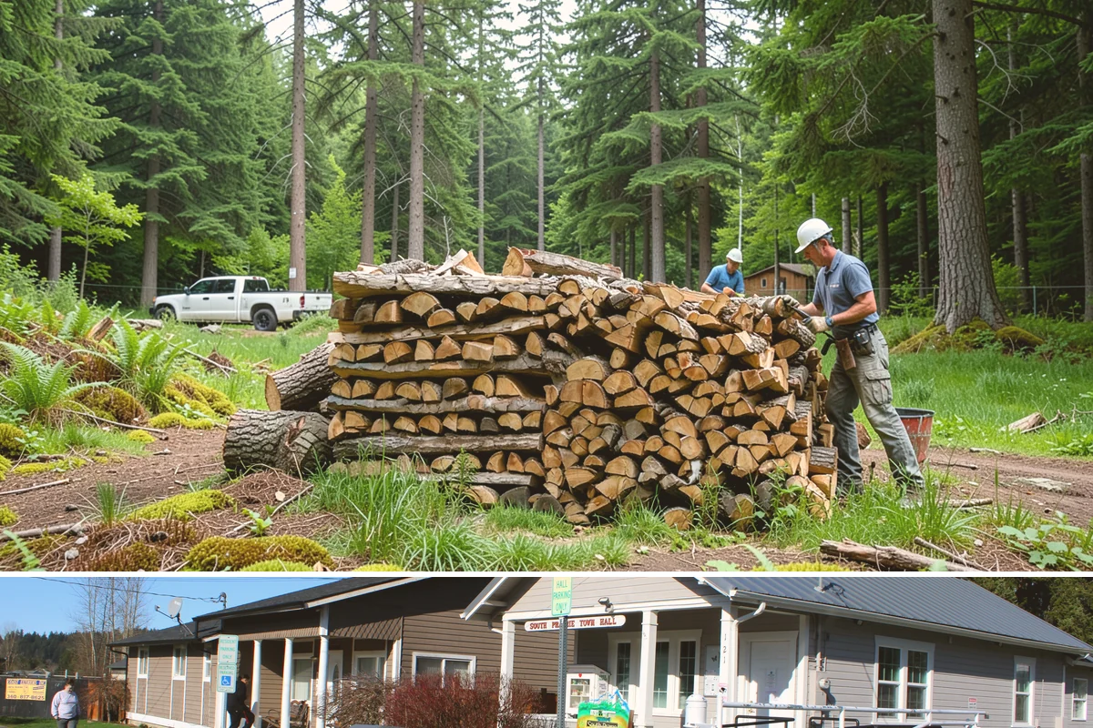 Moisture-Tested Firewood in South Prairie, Pierce County, WA - Valuable any season, and especially reassuring during the damp fall and winter months.