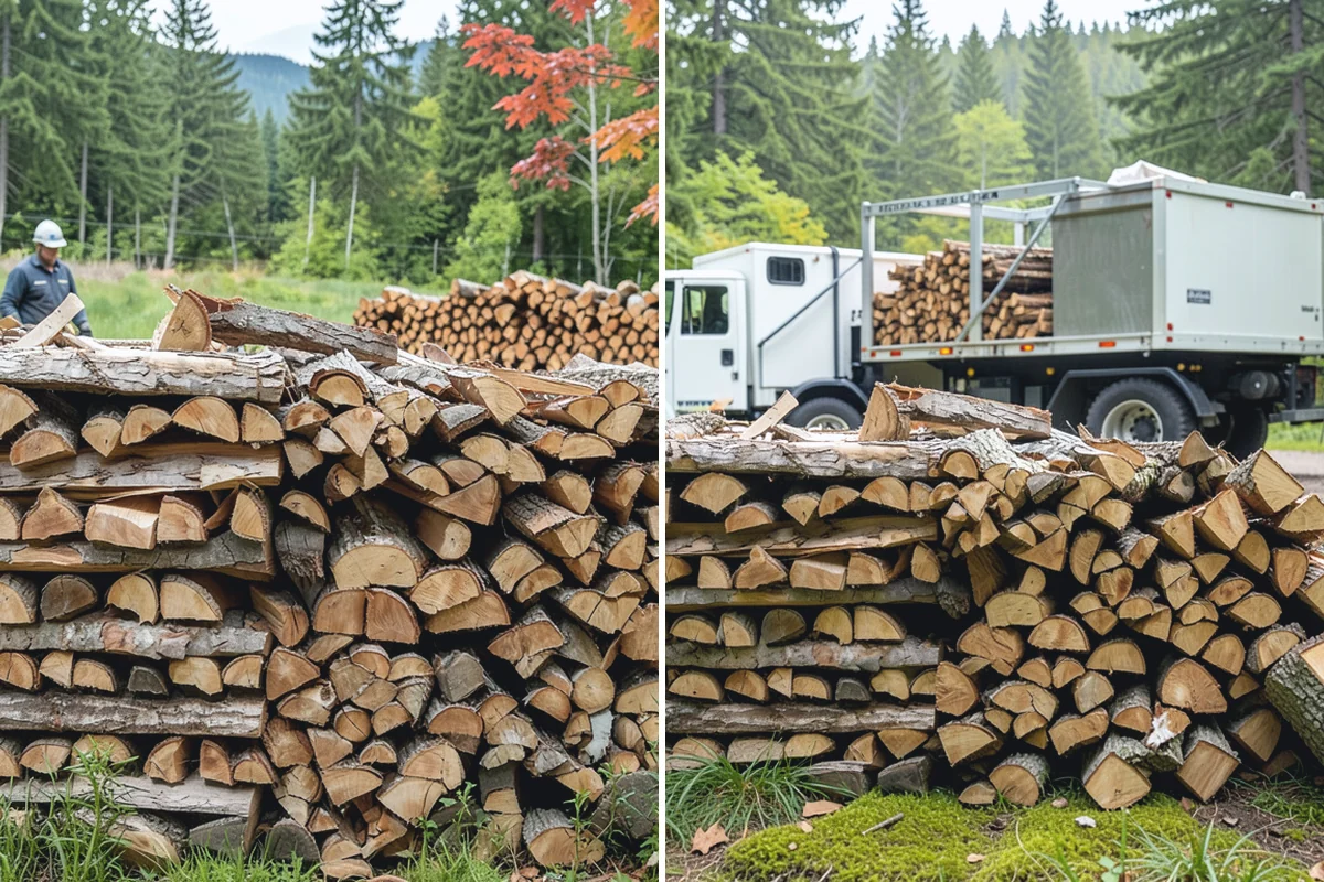 Moisture-Tested Firewood in Sumner, Pierce County, WA - Cured wood is pulled for testing
