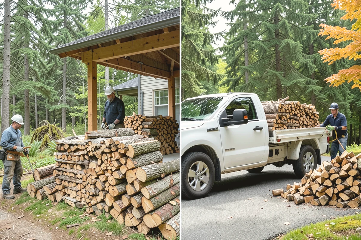 Moisture-Tested Firewood in Tacoma, Pierce County, WA - Cured wood is pulled for testing