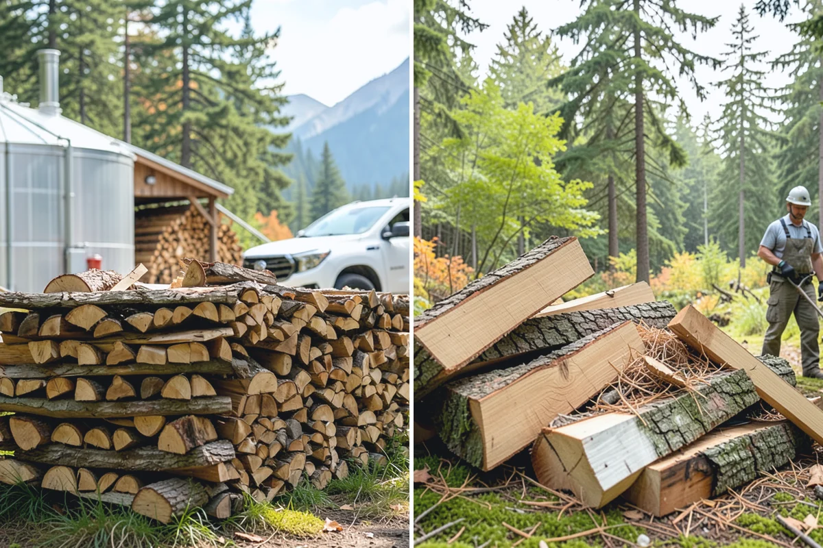 Moisture-Tested Firewood in Woodinville, King County, WA - Cured wood is pulled for testing