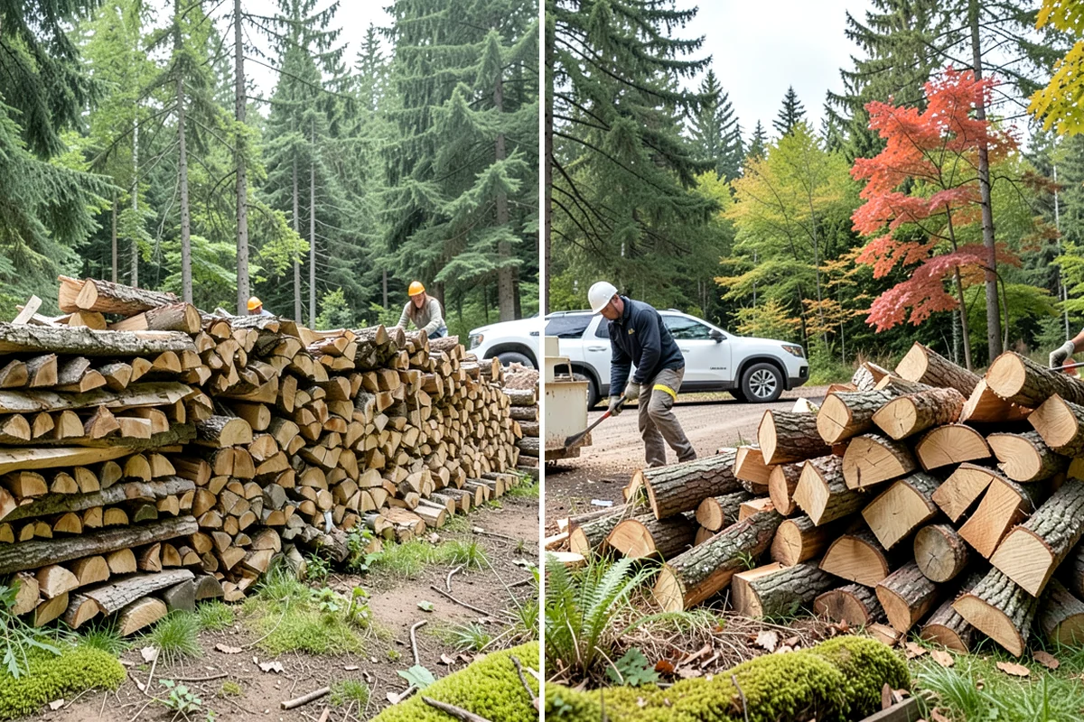 Monthly Firewood Delivery in Arlington, Snohomish County, WA - Choose the monthly quantity that fits your needs