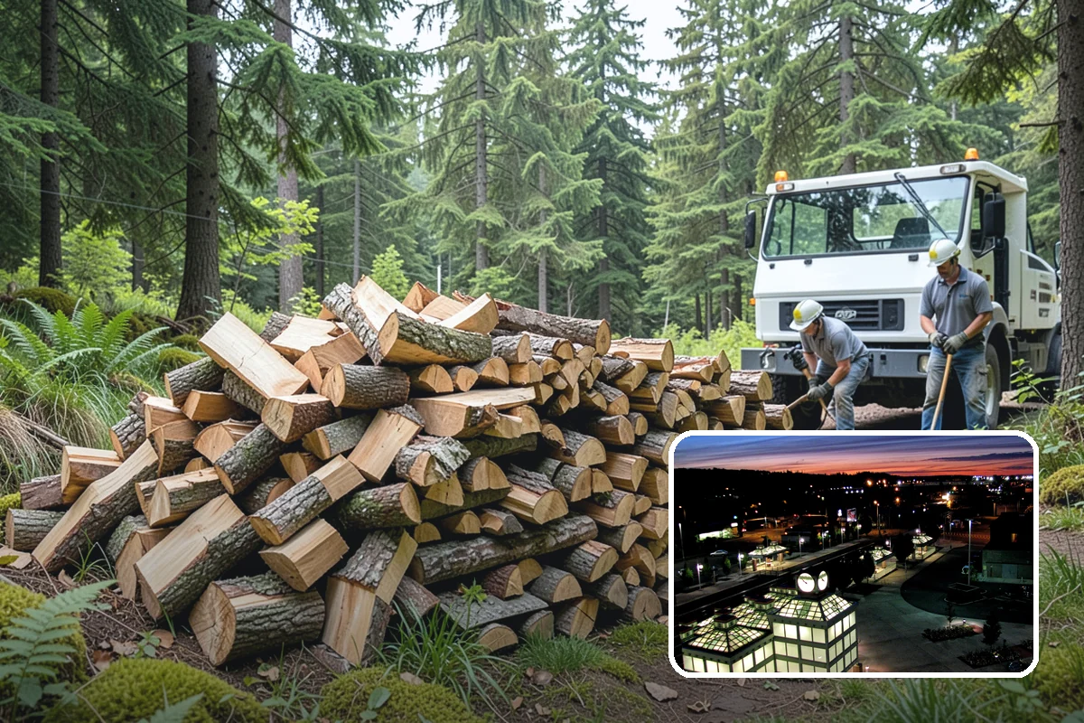 Monthly Firewood Delivery in Auburn, King County, WA - Predictable monthly deliveries for easy planning