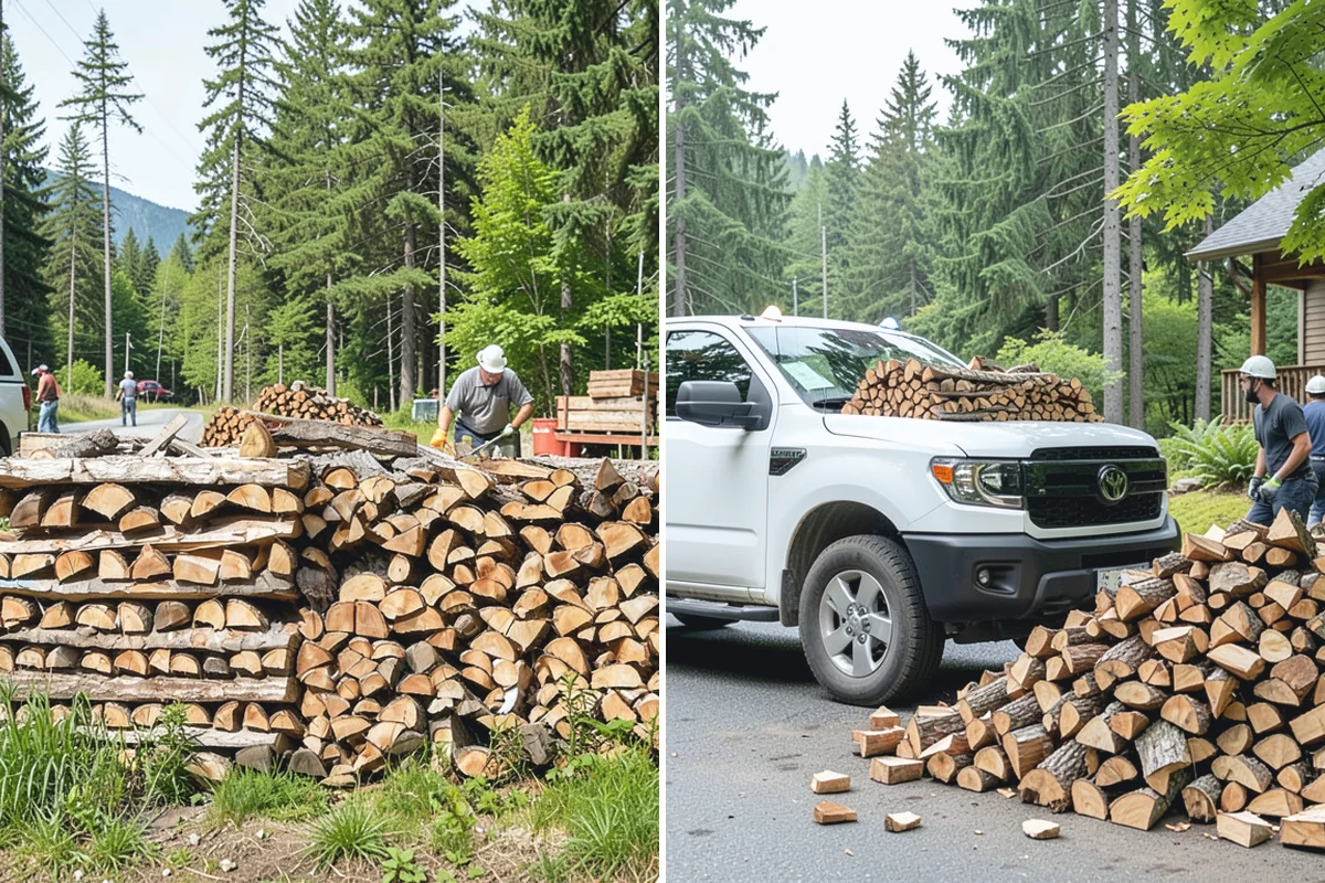 Monthly Firewood Delivery in Auburn, King County, WA - Choose the monthly quantity that fits your needs