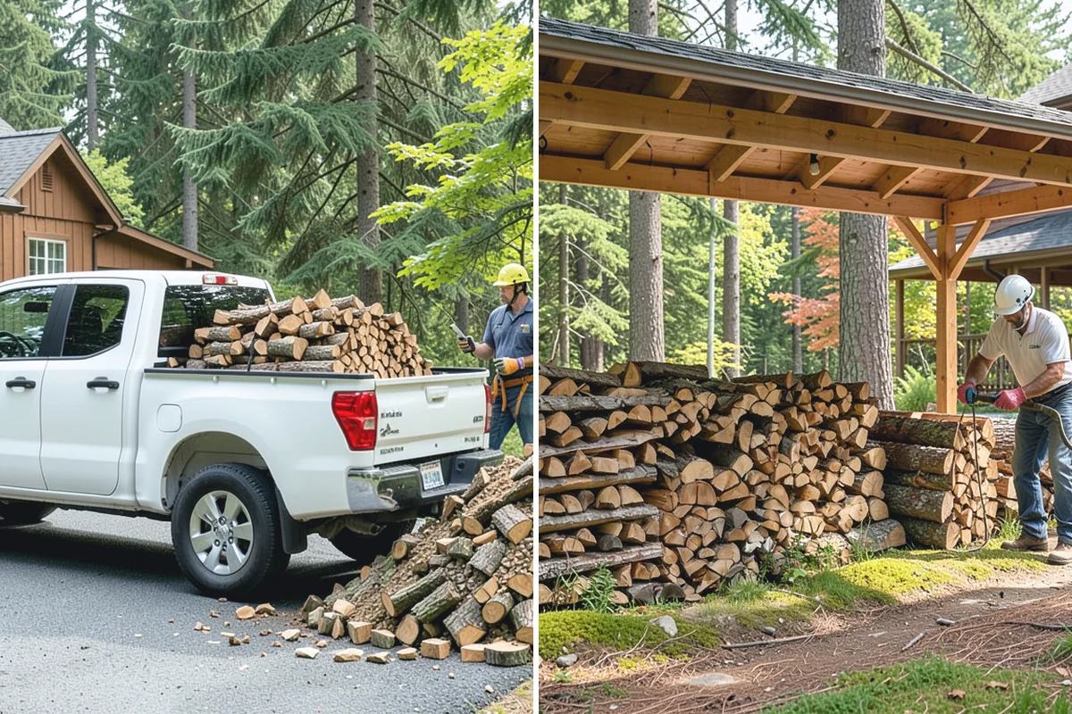 Monthly Firewood Delivery in Beaux Arts Village, King County, WA - Choose the monthly quantity that fits your needs