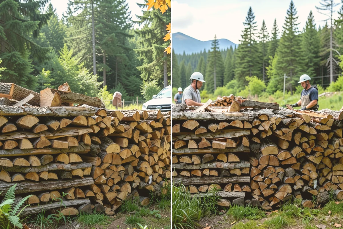 Monthly Firewood Delivery in Bellevue, King County, WA - Choose the monthly quantity that fits your needs