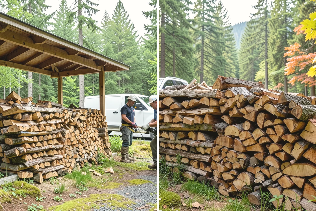 Monthly Firewood Delivery in Black Diamond, King County, WA - Choose the monthly quantity that fits your needs