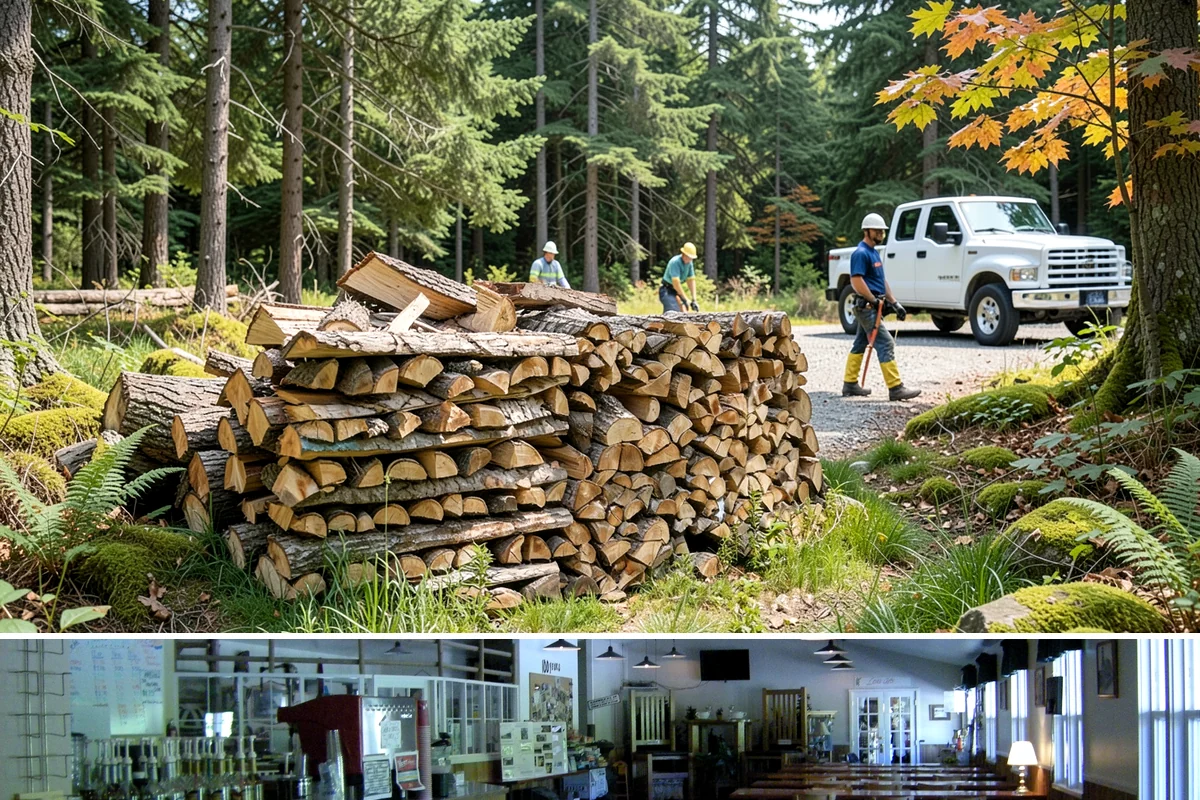 Monthly Firewood Delivery in Black Diamond, King County, WA - Begin monthly deliveries in early fall to build a comfortable buffer before deep winter.