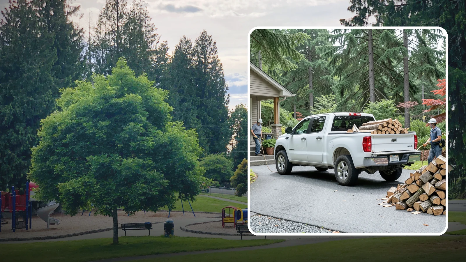 Monthly Firewood Delivery in Bonney Lake, Pierce County, WA - Our monthly firewood delivery brings a fresh, seasoned supply to your door on a steady month-by-month schedule.