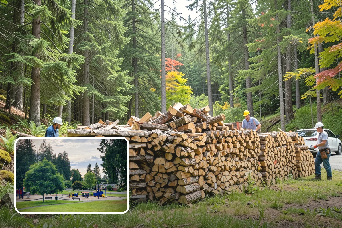 Monthly Firewood Delivery in Bonney Lake, Pierce County, WA - Predictable monthly deliveries for easy planning