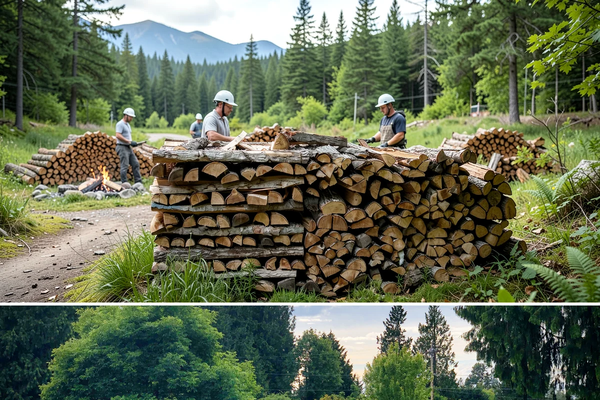 Monthly Firewood Delivery in Bonney Lake, Pierce County, WA - Begin monthly deliveries in early fall to build a comfortable buffer before deep winter.