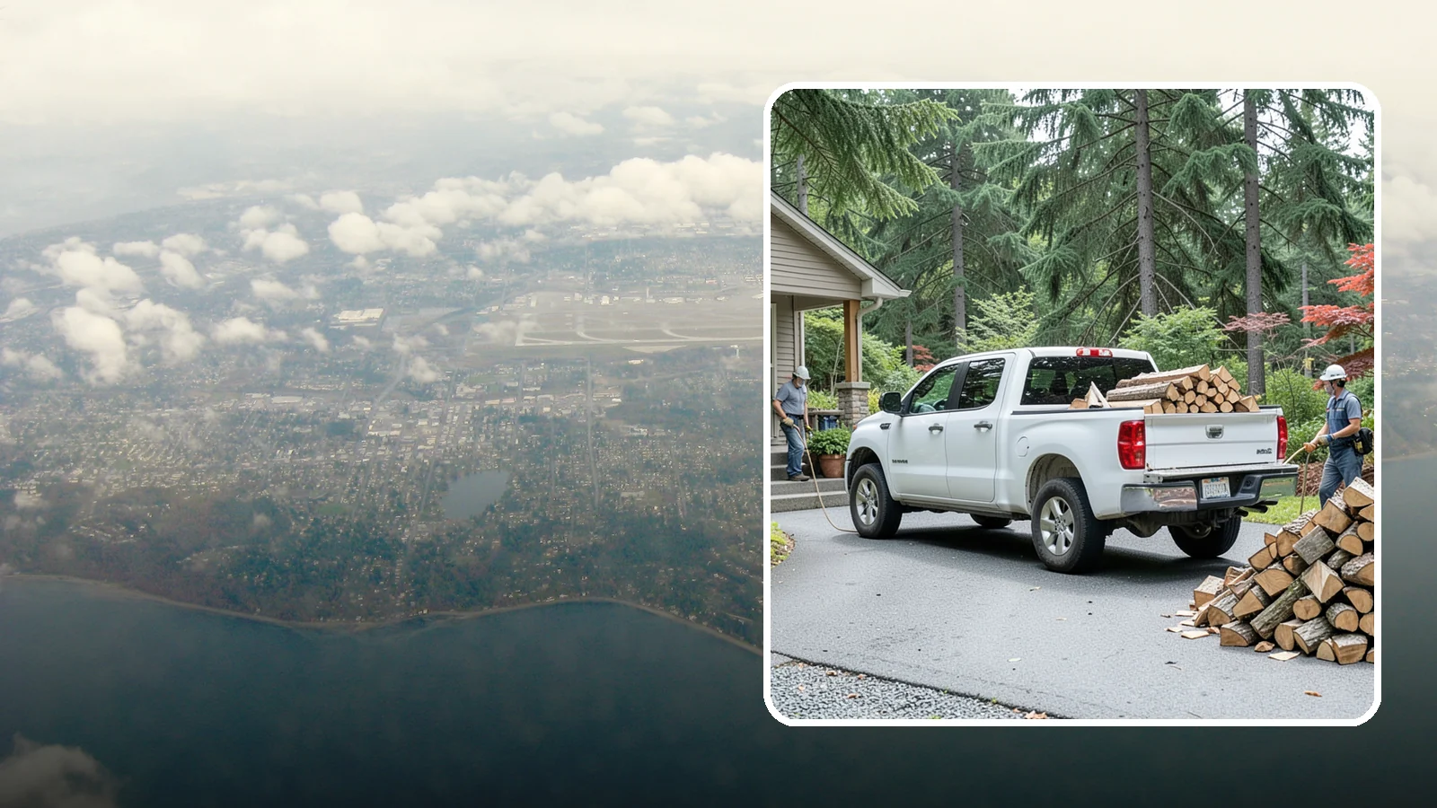 Monthly Firewood Delivery in Burien, King County, WA - Our monthly firewood delivery brings a fresh, seasoned supply to your door on a steady month-by-month schedule.