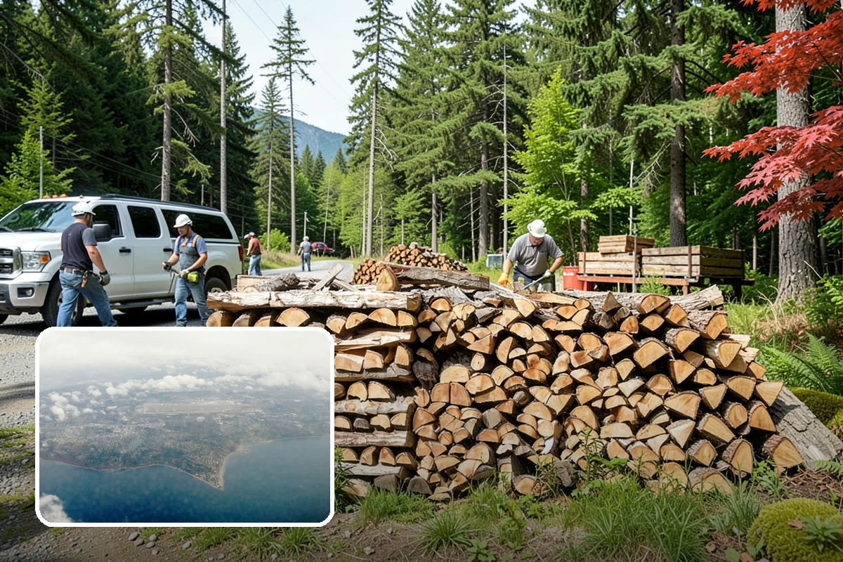 Monthly Firewood Delivery in Burien, King County, WA - Predictable monthly deliveries for easy planning