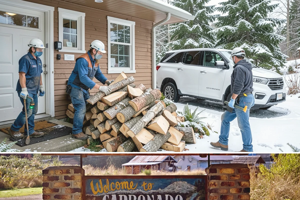 Monthly Firewood Delivery in Carbonado, Pierce County, WA - Begin monthly deliveries in early fall to build a comfortable buffer before deep winter.