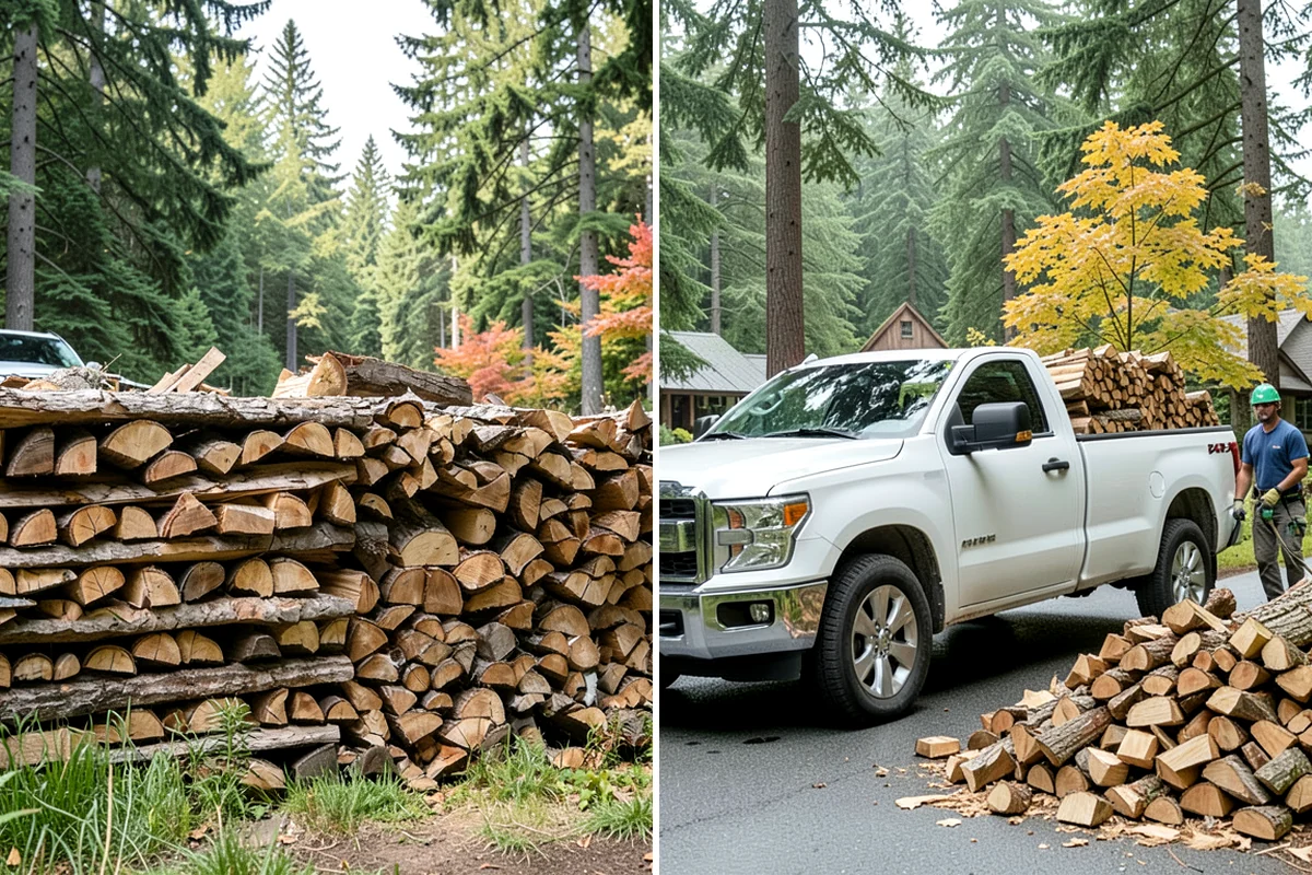 Monthly Firewood Delivery in Clyde Hill, King County, WA - Choose the monthly quantity that fits your needs