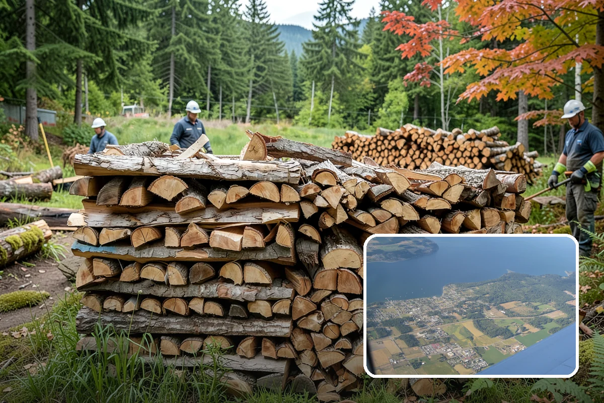 Monthly Firewood Delivery in Coupeville, Island County, WA - Predictable monthly deliveries for easy planning