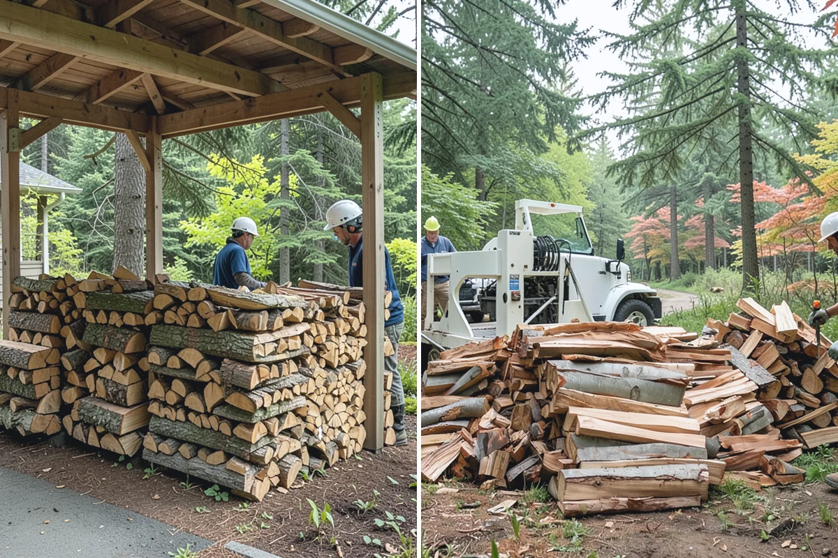 Monthly Firewood Delivery in Coupeville, Island County, WA - Choose the monthly quantity that fits your needs