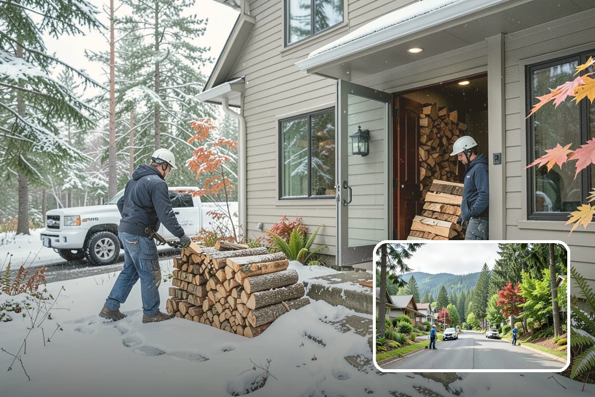 Monthly Firewood Delivery in Darrington, WA - Predictable monthly deliveries for easy planning