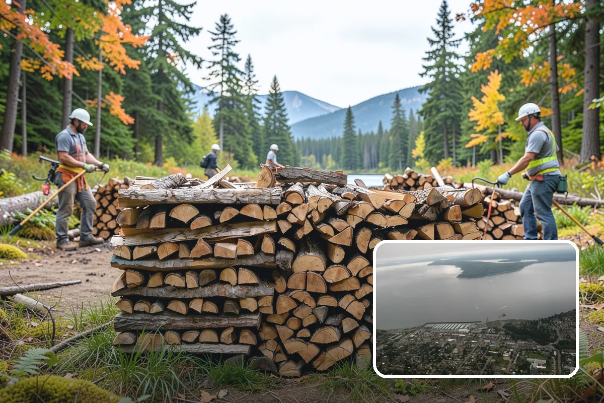 Monthly Firewood Delivery in Des Moines, King County, WA - Predictable monthly deliveries for easy planning