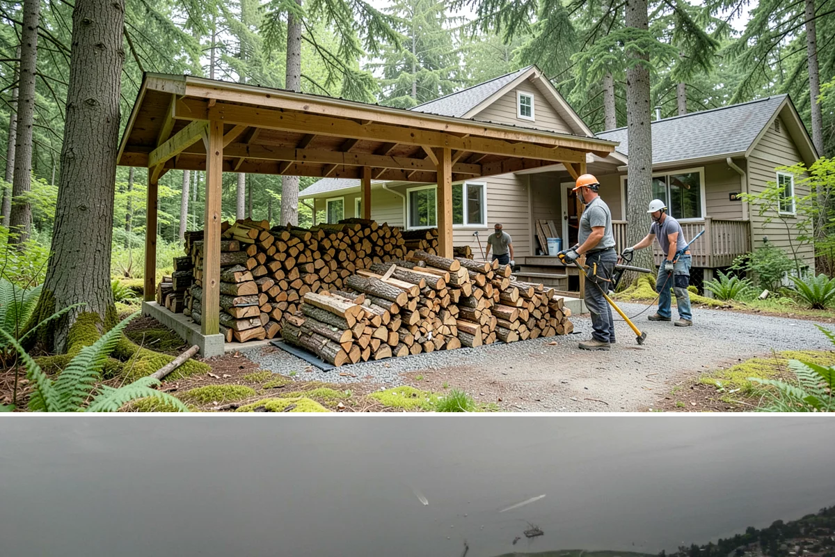 Monthly Firewood Delivery in Des Moines, King County, WA - Begin monthly deliveries in early fall to build a comfortable buffer before deep winter.