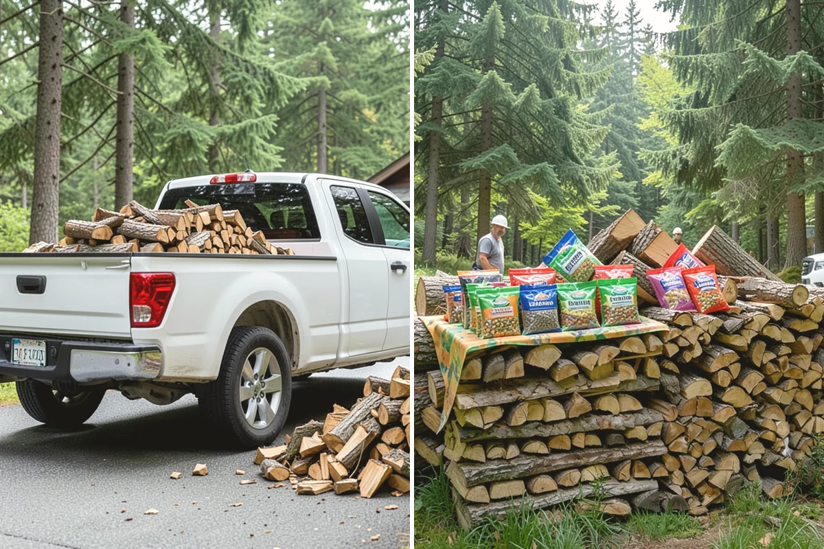 Monthly Firewood Delivery in Duvall, King County, WA - Choose the monthly quantity that fits your needs