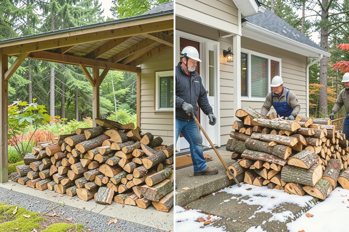 Monthly Firewood Delivery in Eatonville, Pierce County, WA - Choose the monthly quantity that fits your needs