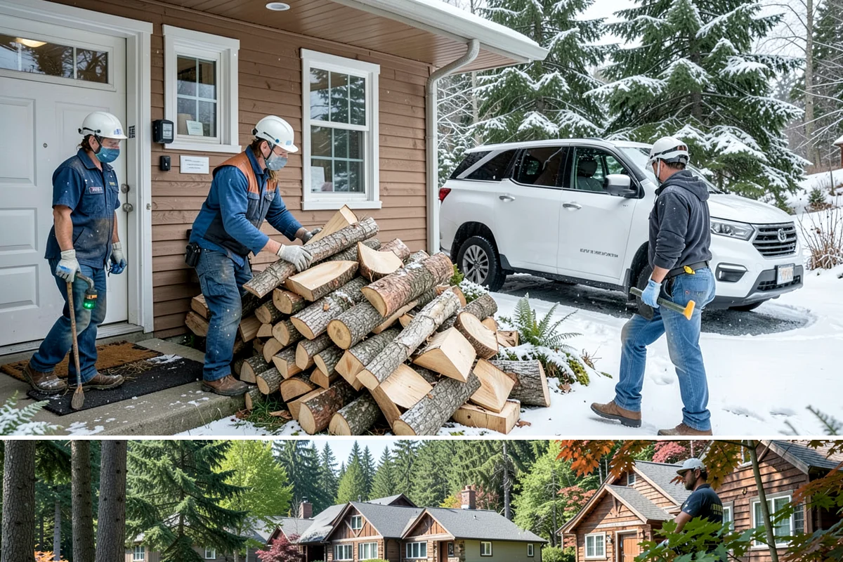 Monthly Firewood Delivery in Edgewood, WA - Begin monthly deliveries in early fall to build a comfortable buffer before deep winter.