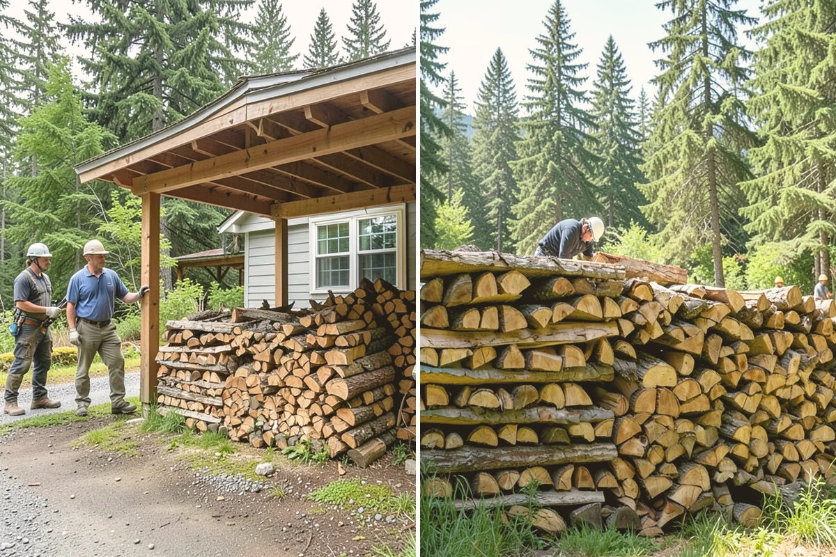 Monthly Firewood Delivery in Edmonds, Snohomish County, WA - Choose the monthly quantity that fits your needs