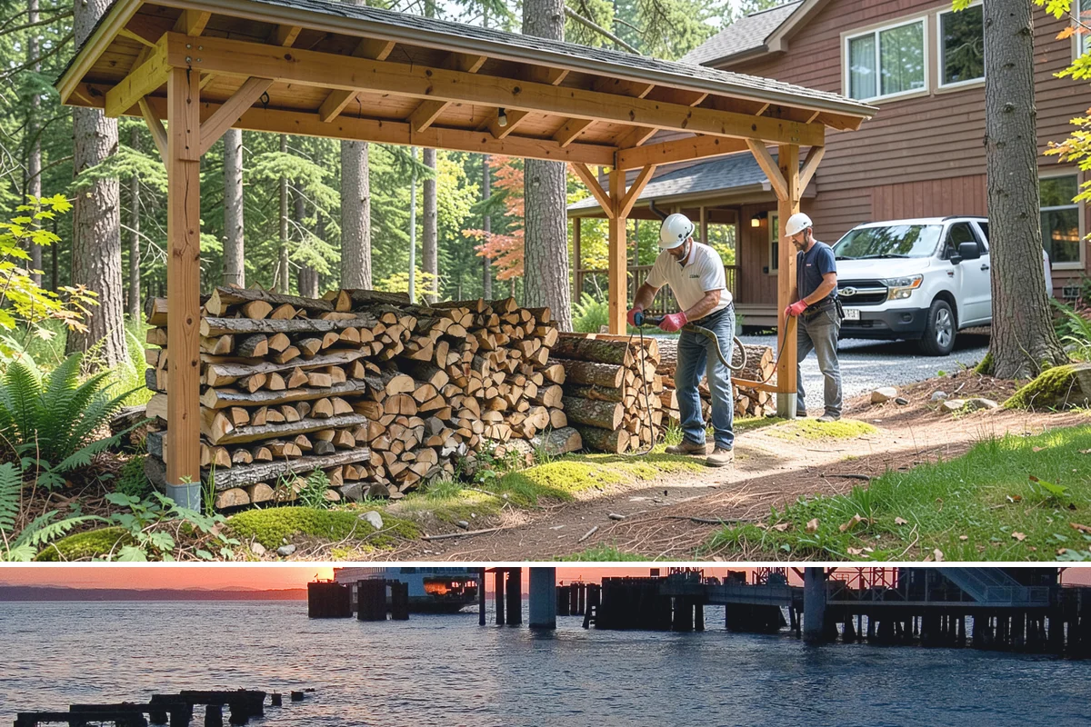 Monthly Firewood Delivery in Edmonds, Snohomish County, WA - Begin monthly deliveries in early fall to build a comfortable buffer before deep winter.