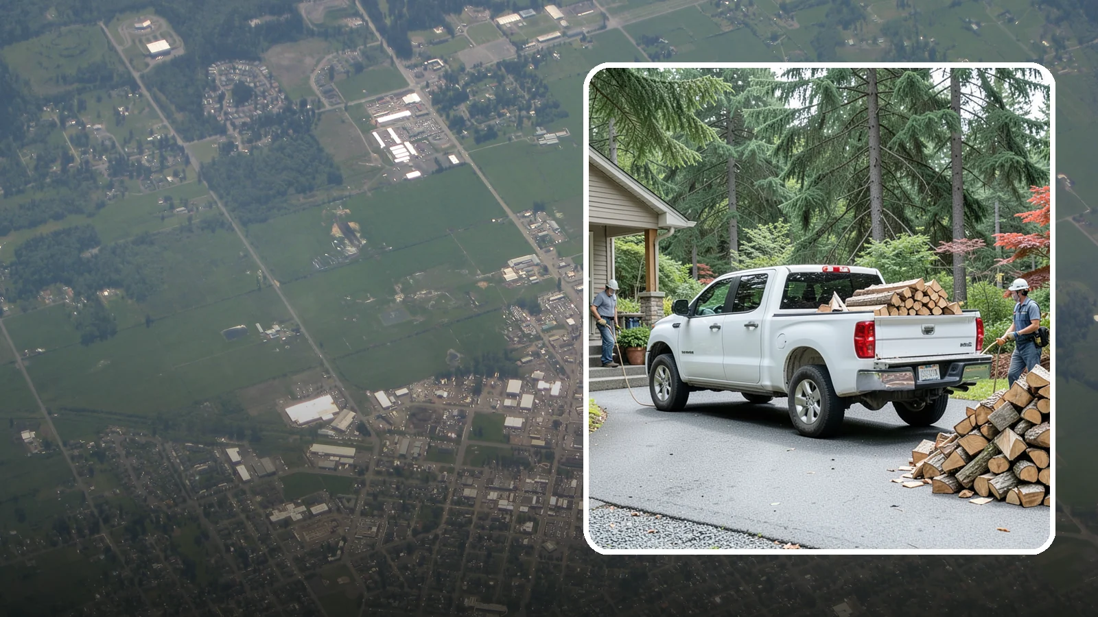 Monthly Firewood Delivery in Enumclaw, King County, WA - Our monthly firewood delivery brings a fresh, seasoned supply to your door on a steady month-by-month schedule.