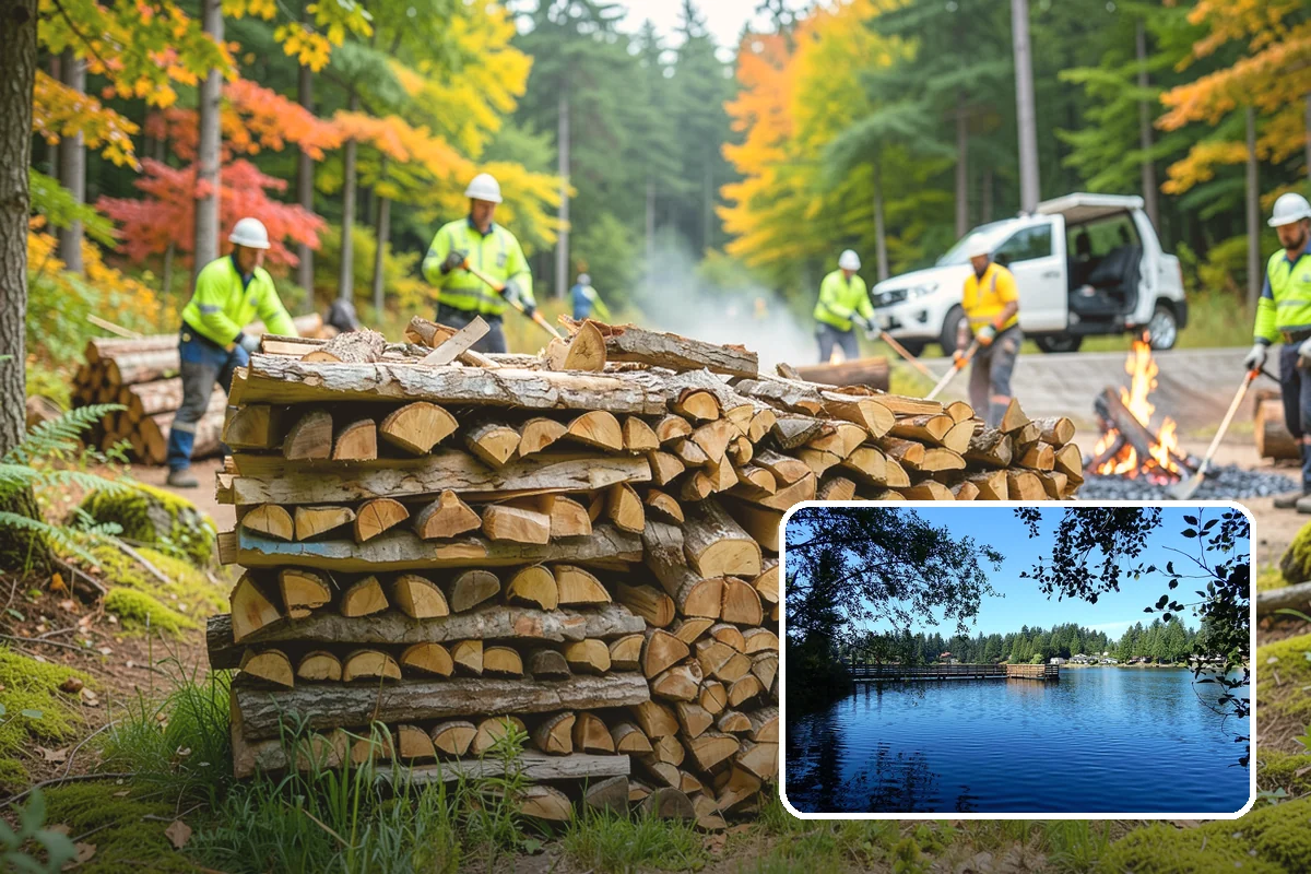 Monthly Firewood Delivery in Federal Way, King County, WA - Predictable monthly deliveries for easy planning
