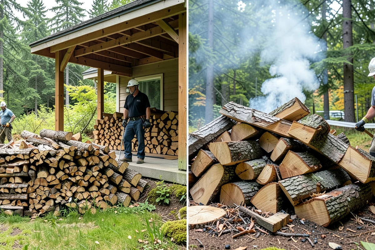Monthly Firewood Delivery in Federal Way, King County, WA - Choose the monthly quantity that fits your needs