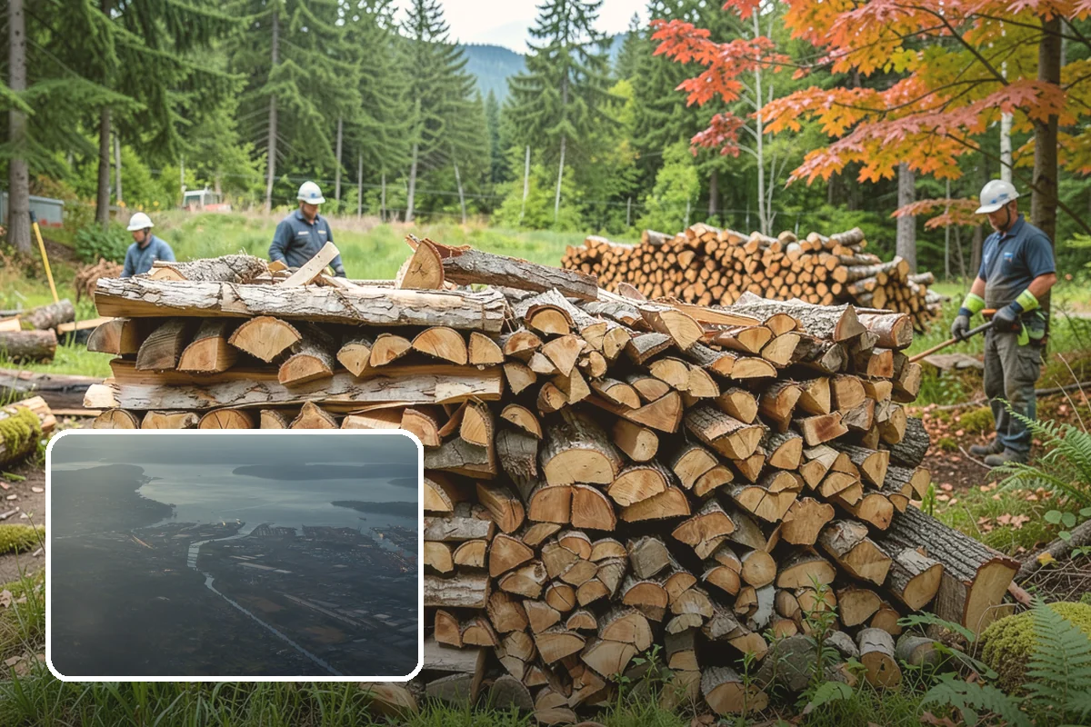 Monthly Firewood Delivery in Fife, Pierce County, WA - Predictable monthly deliveries for easy planning