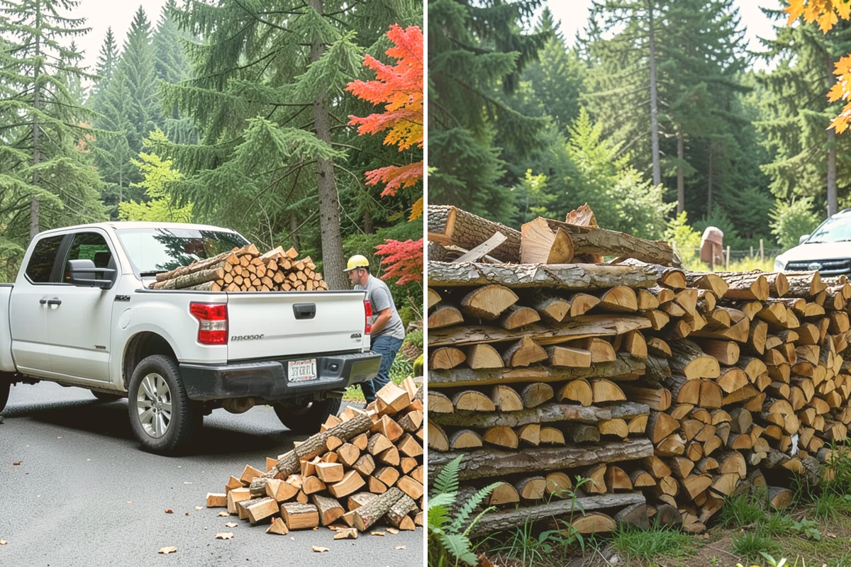 Monthly Firewood Delivery in Fife, Pierce County, WA - Choose the monthly quantity that fits your needs