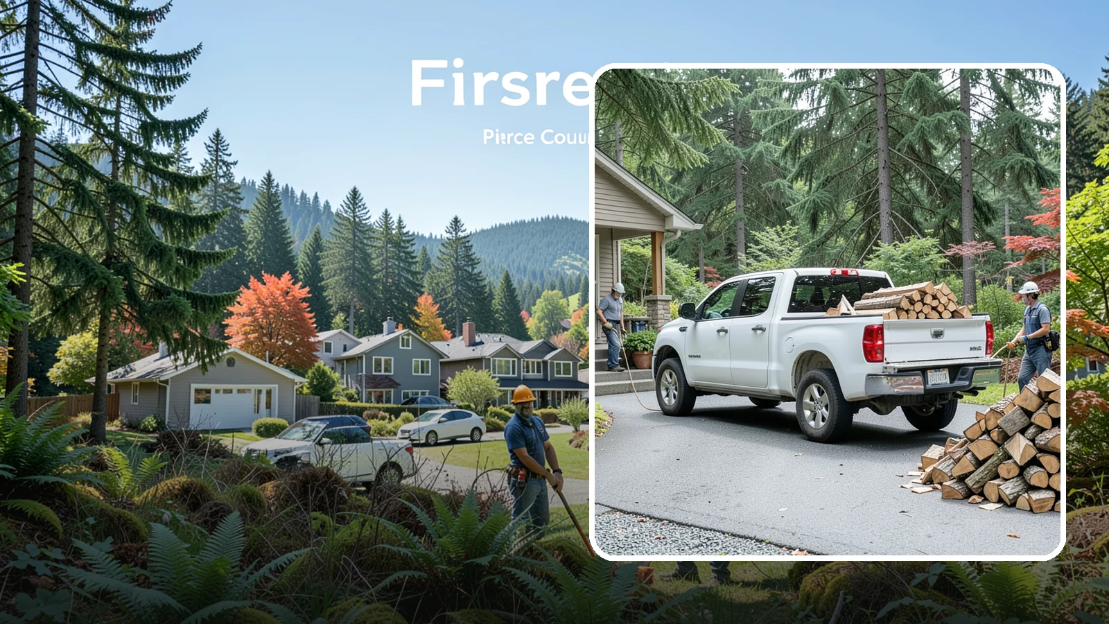 Monthly Firewood Delivery in Fircrest, Pierce County, WA - Our monthly firewood delivery brings a fresh, seasoned supply to your door on a steady month-by-month schedule.