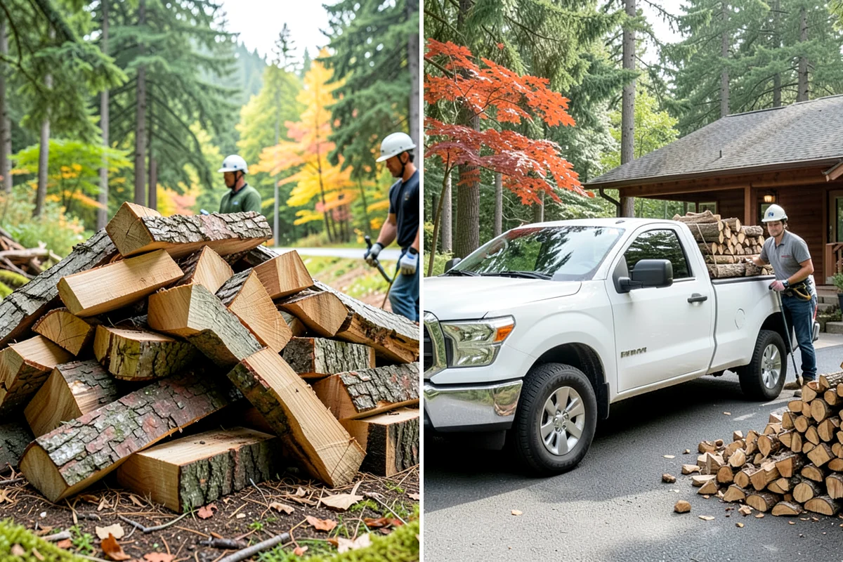 Monthly Firewood Delivery in Fircrest, Pierce County, WA - Choose the monthly quantity that fits your needs