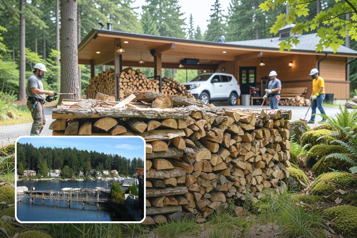 Monthly Firewood Delivery in Gig Harbor, Pierce County, WA - Predictable monthly deliveries for easy planning