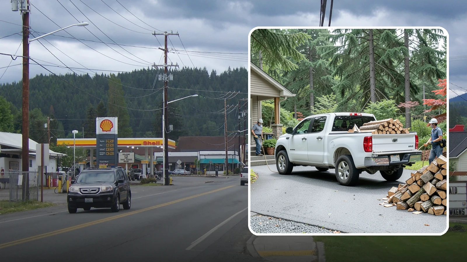 Monthly Firewood Delivery in Granite Falls, Snohomish County, WA - Our monthly firewood delivery brings a fresh, seasoned supply to your door on a steady month-by-month schedule.