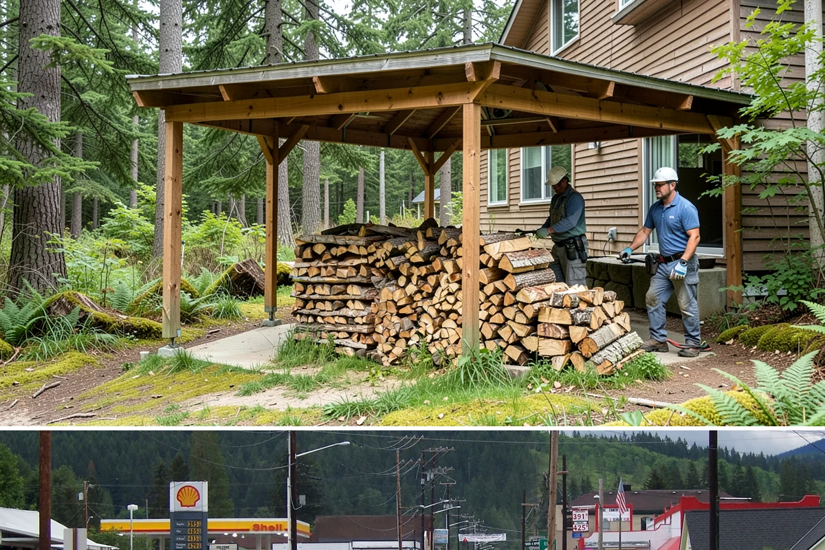 Monthly Firewood Delivery in Granite Falls, Snohomish County, WA - Begin monthly deliveries in early fall to build a comfortable buffer before deep winter.
