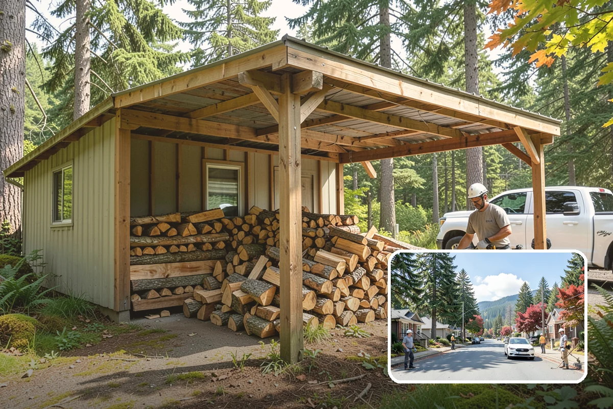 Monthly Firewood Delivery in Hunts Point, King County, WA - Predictable monthly deliveries for easy planning